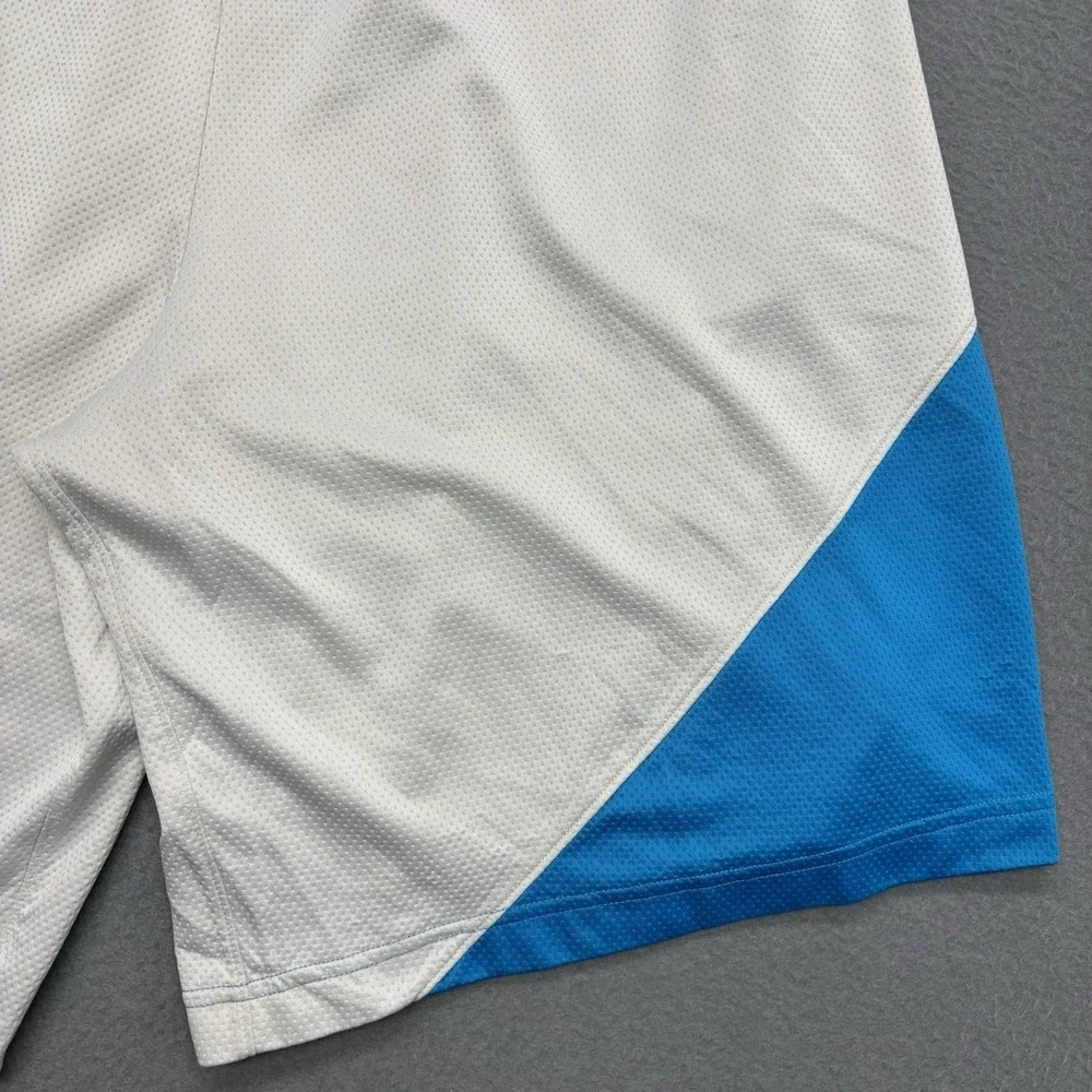 VTG Air Jordan Flying Mesh Basketball Shorts Mens XL Blue White Baggy Y2K Retro